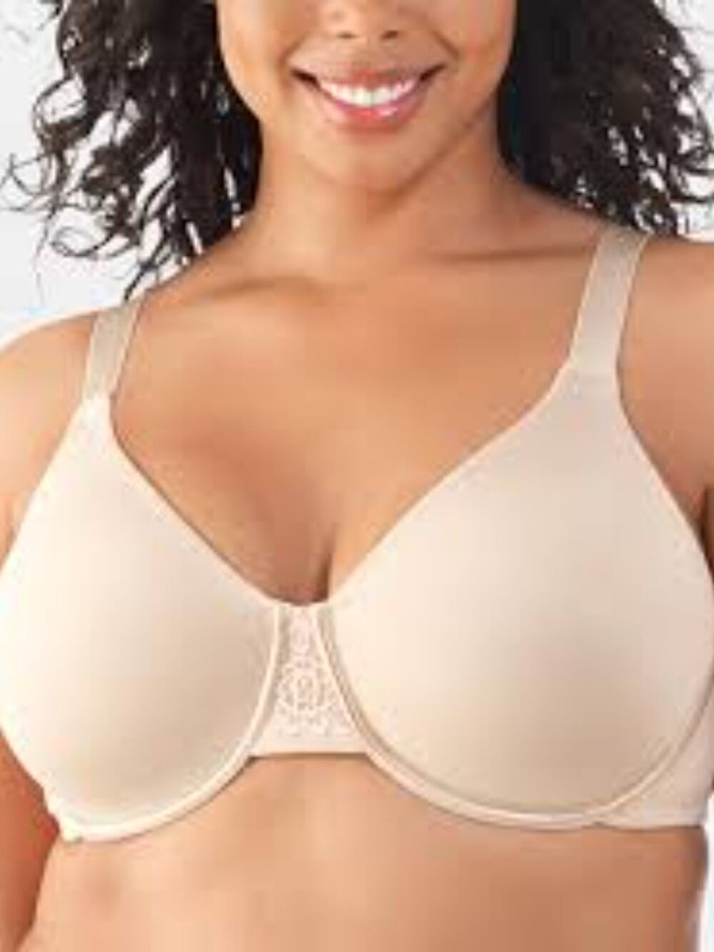 Vanity Fair Full Figure Minimizer Bra Underwire 34DD Beige